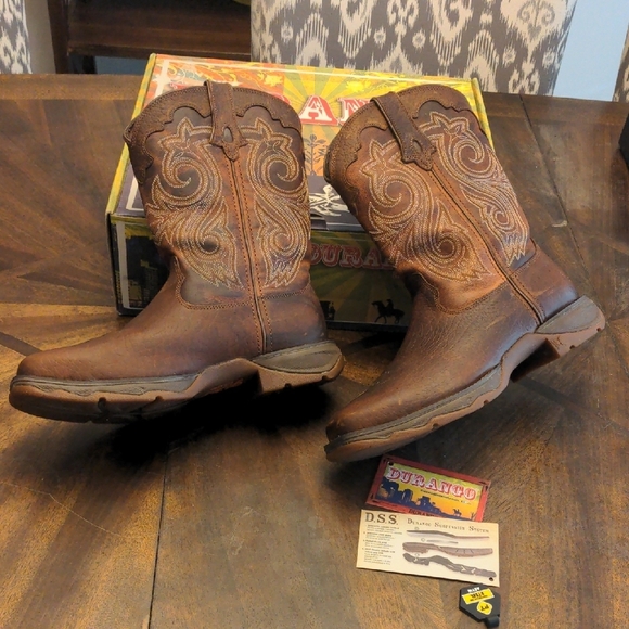 Durango Lady Rebel Steel Toe Western Work Boots Women’s 9.5M RD3315 - Picture 4 of 16